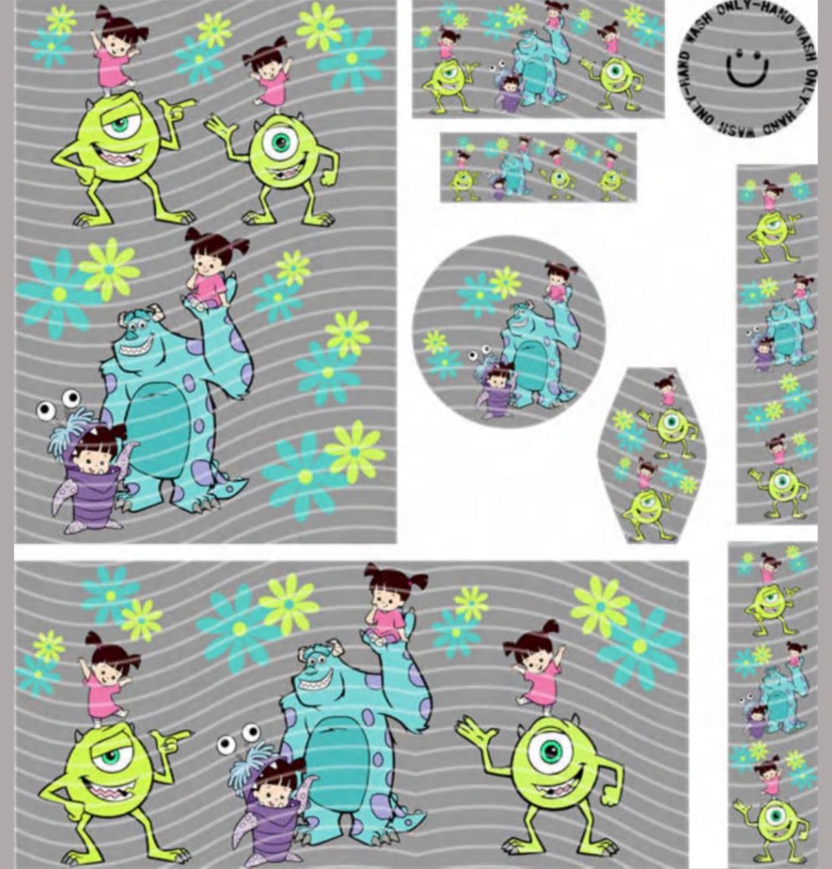 Premium 8-in-1 UVDTF Wraps | Multi Design Transfer Pack | Ready to Apply | Design 5