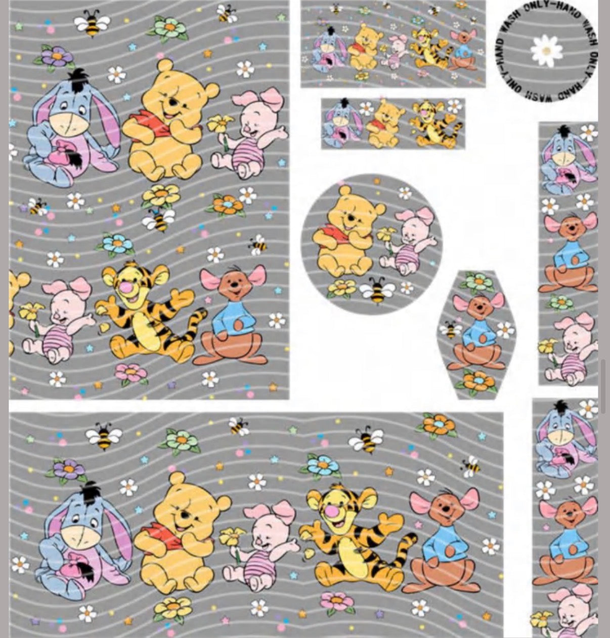 Premium 8-in-1 UVDTF Wraps | Multi Design Transfer Pack | Ready to Apply | Design 15