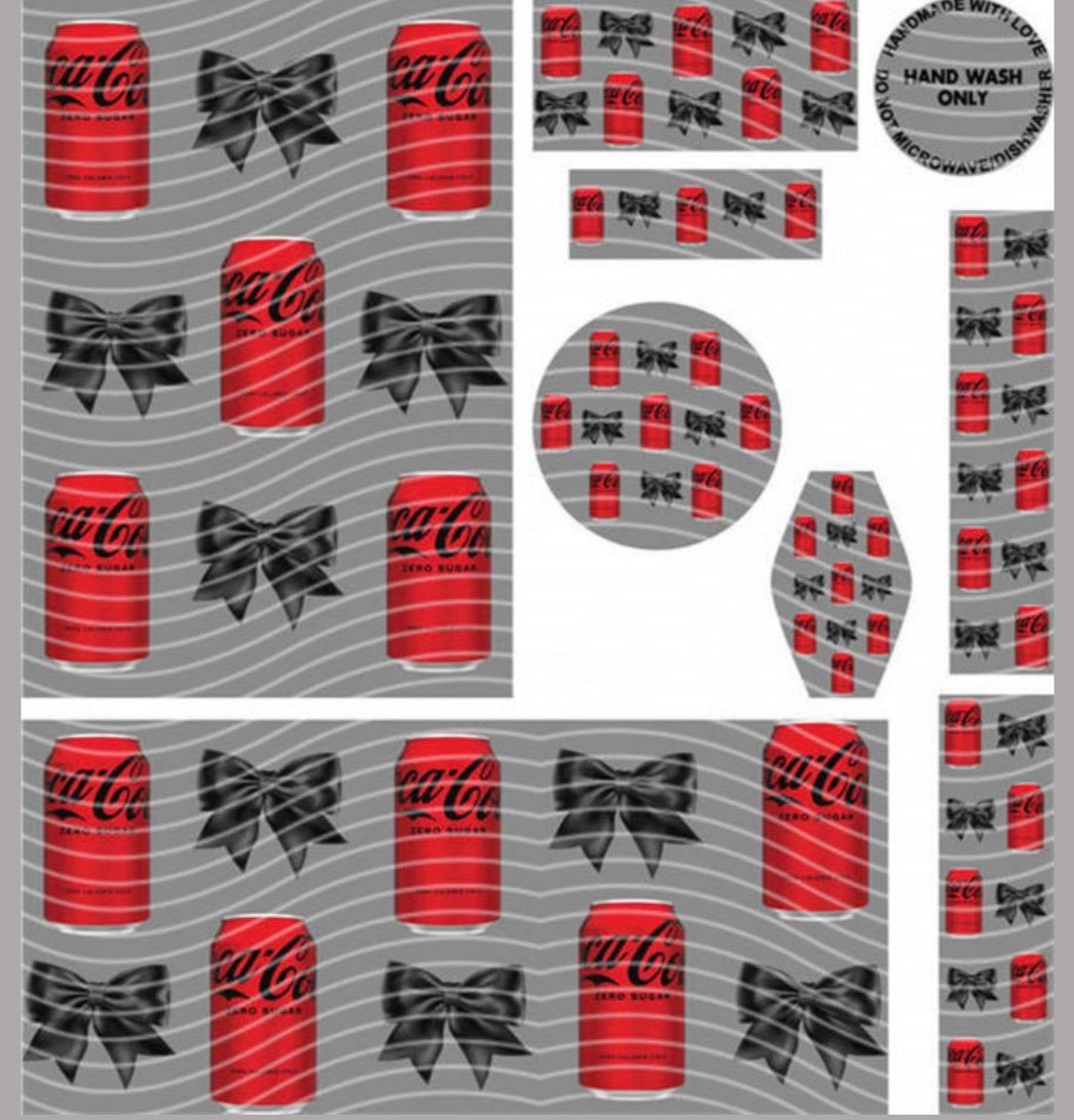 Premium 8-in-1 UVDTF Wraps | Multi Design Transfer Pack | Ready to Apply | Design 31