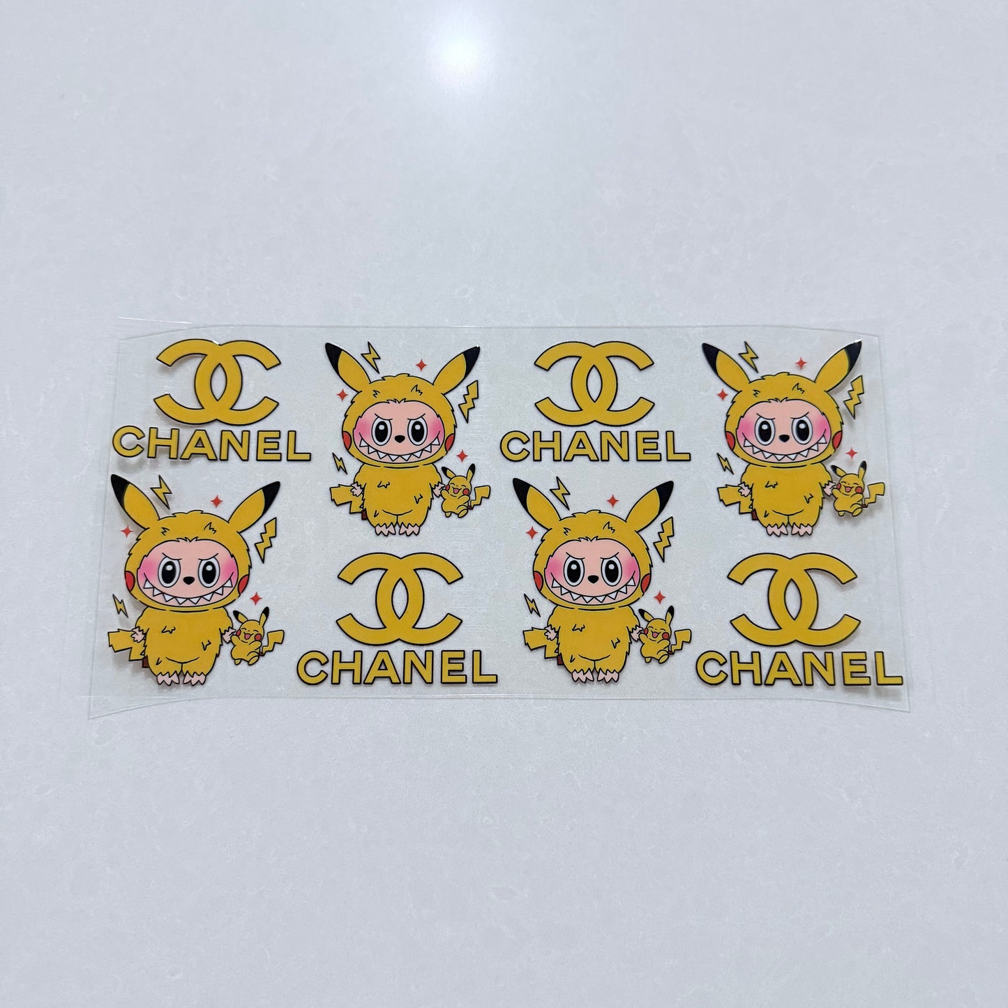 Double Sided UVDTF Wrap | 16oz Tumbler Transfer | 24cm x 11cm | Designer 34