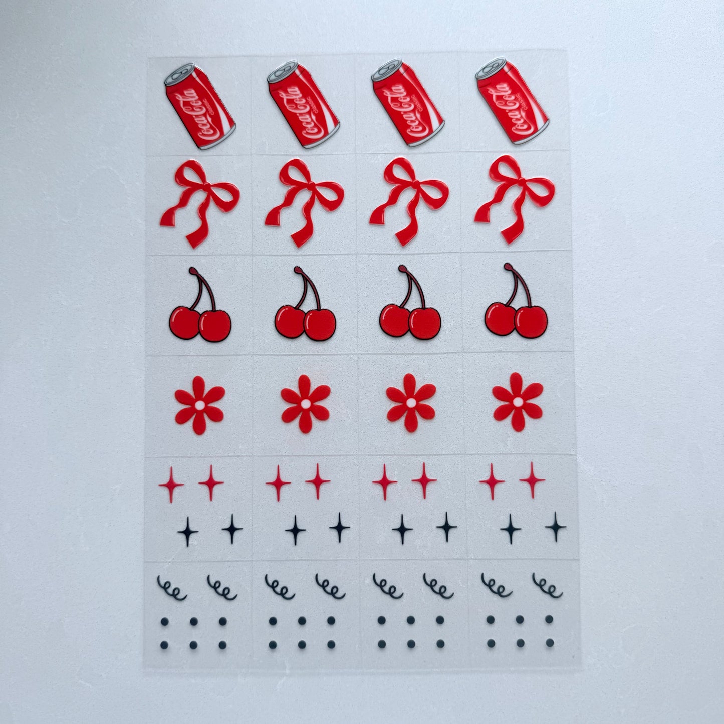 Premium A5 Kiss Cut UVDTF Wraps | A5 Transfer Sheet | Ready to Apply | Drinks 2