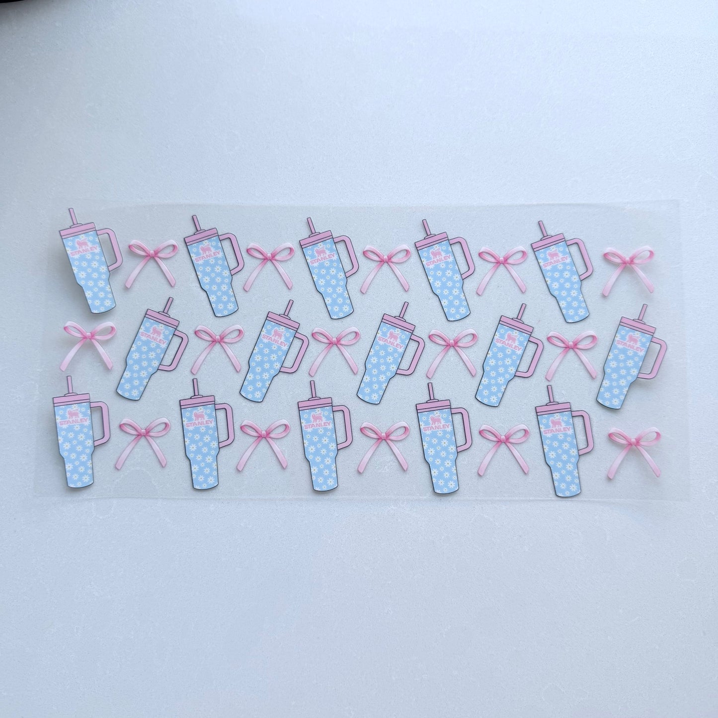 Double Sided UVDTF Wrap | 16oz Tumbler Transfer | 24cm x 11cm | Cutesy 8