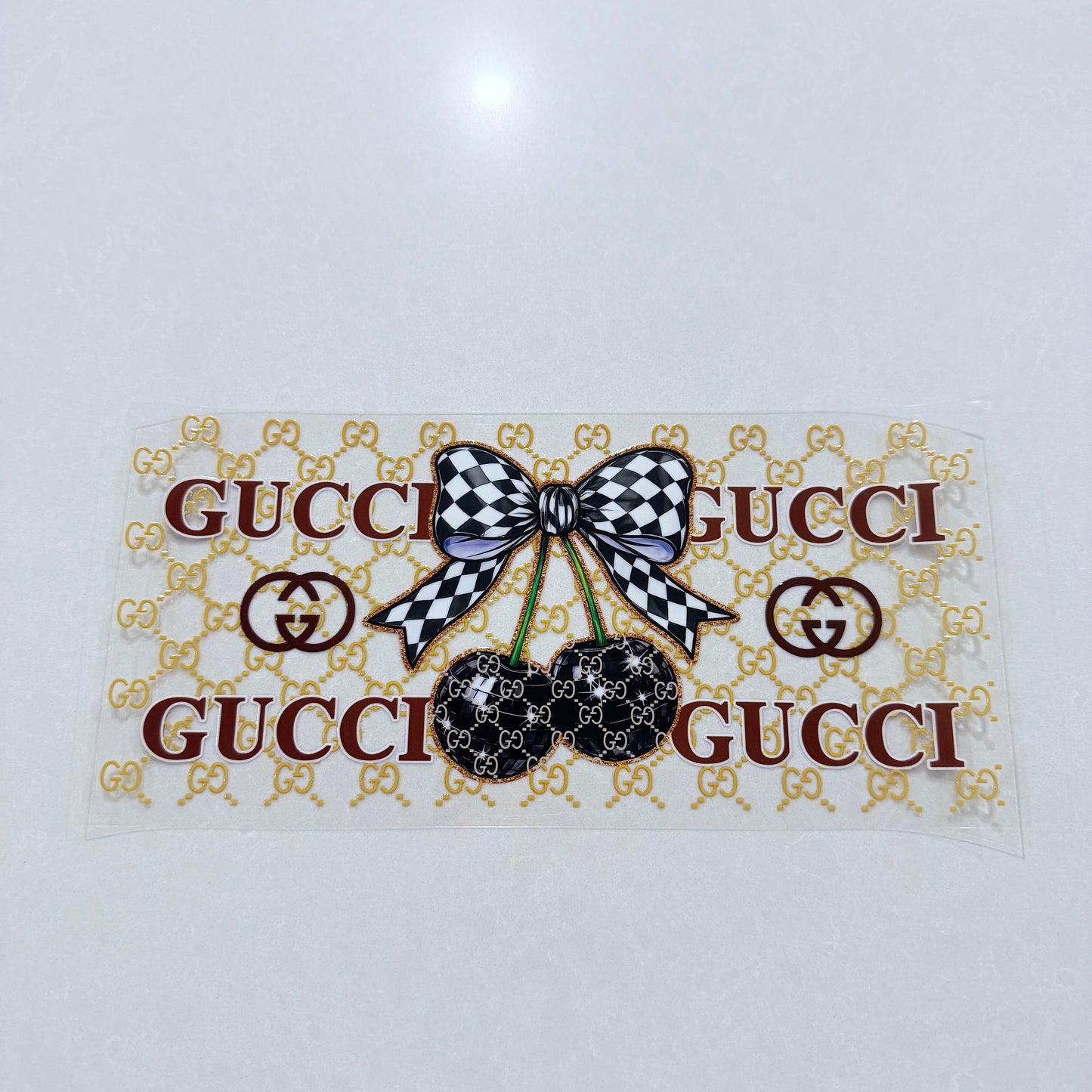 Double Sided UVDTF Wrap | 16oz Tumbler Transfer | 24cm x 11cm | Designer 5