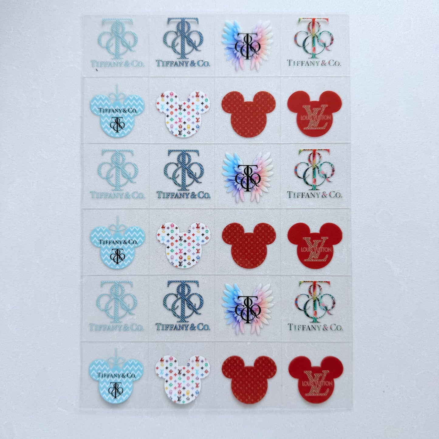 Premium A5 Kiss Cut UVDTF Wraps | A5 Transfer Sheet | Ready to Apply | Designer 5