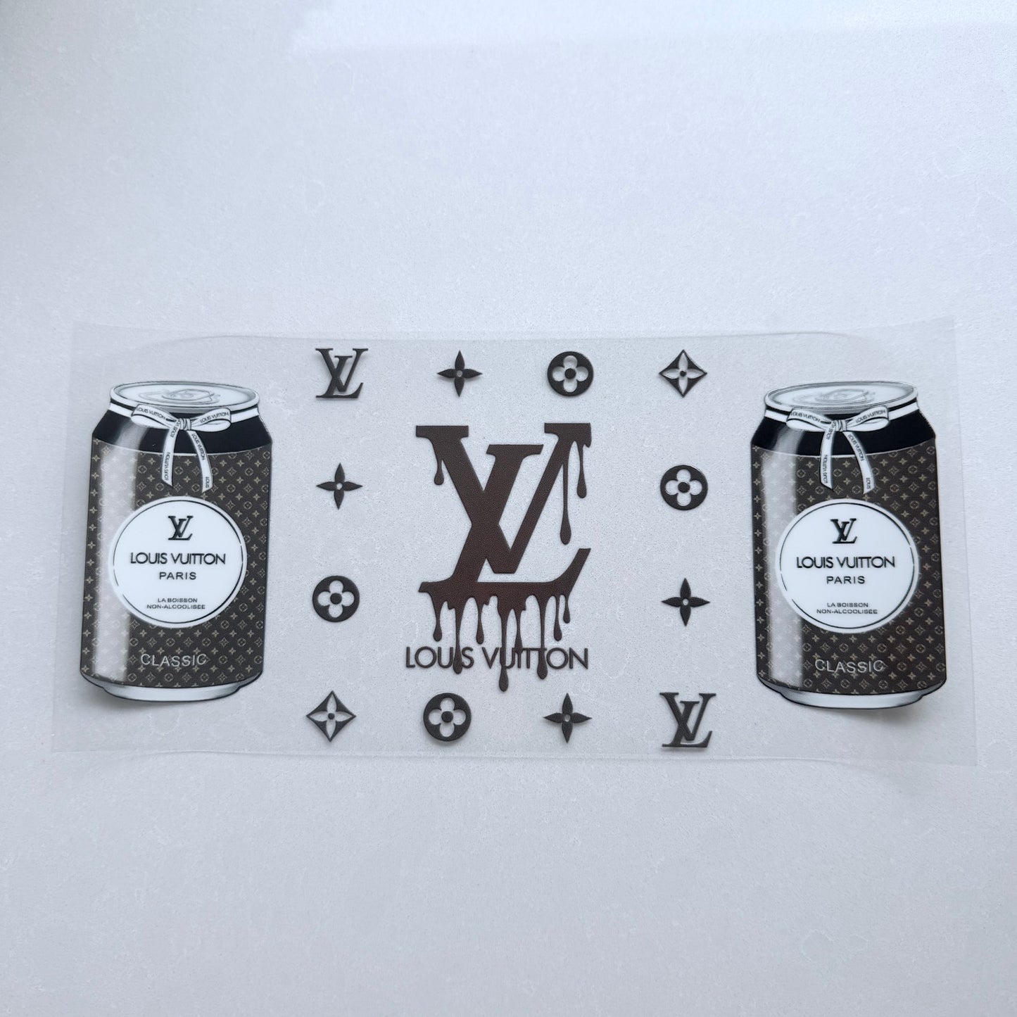 Double Sided UVDTF Wrap | 16oz Tumbler Transfer | 24cm x 11cm | Designer | 37