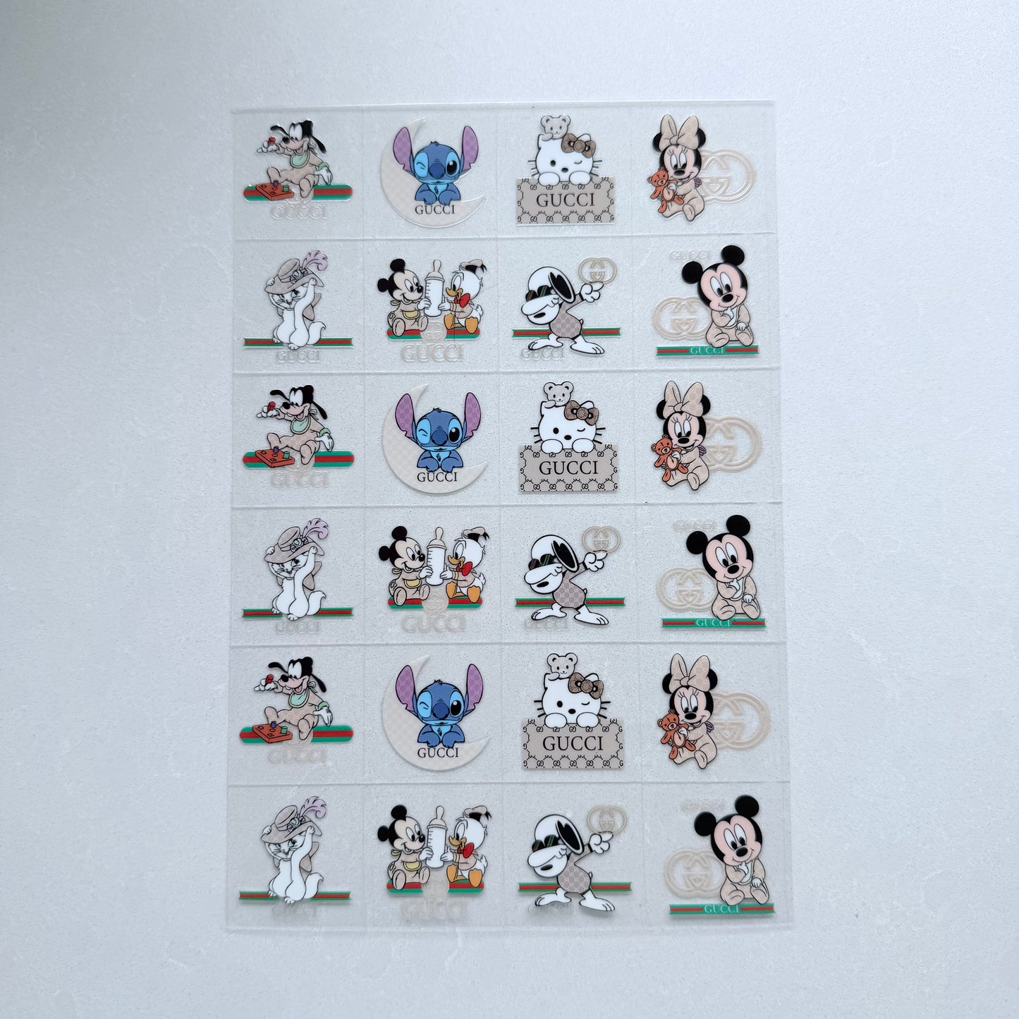Premium A5 Kiss Cut UVDTF Wraps | A5 Transfer Sheet | Ready to Apply | Designer 27