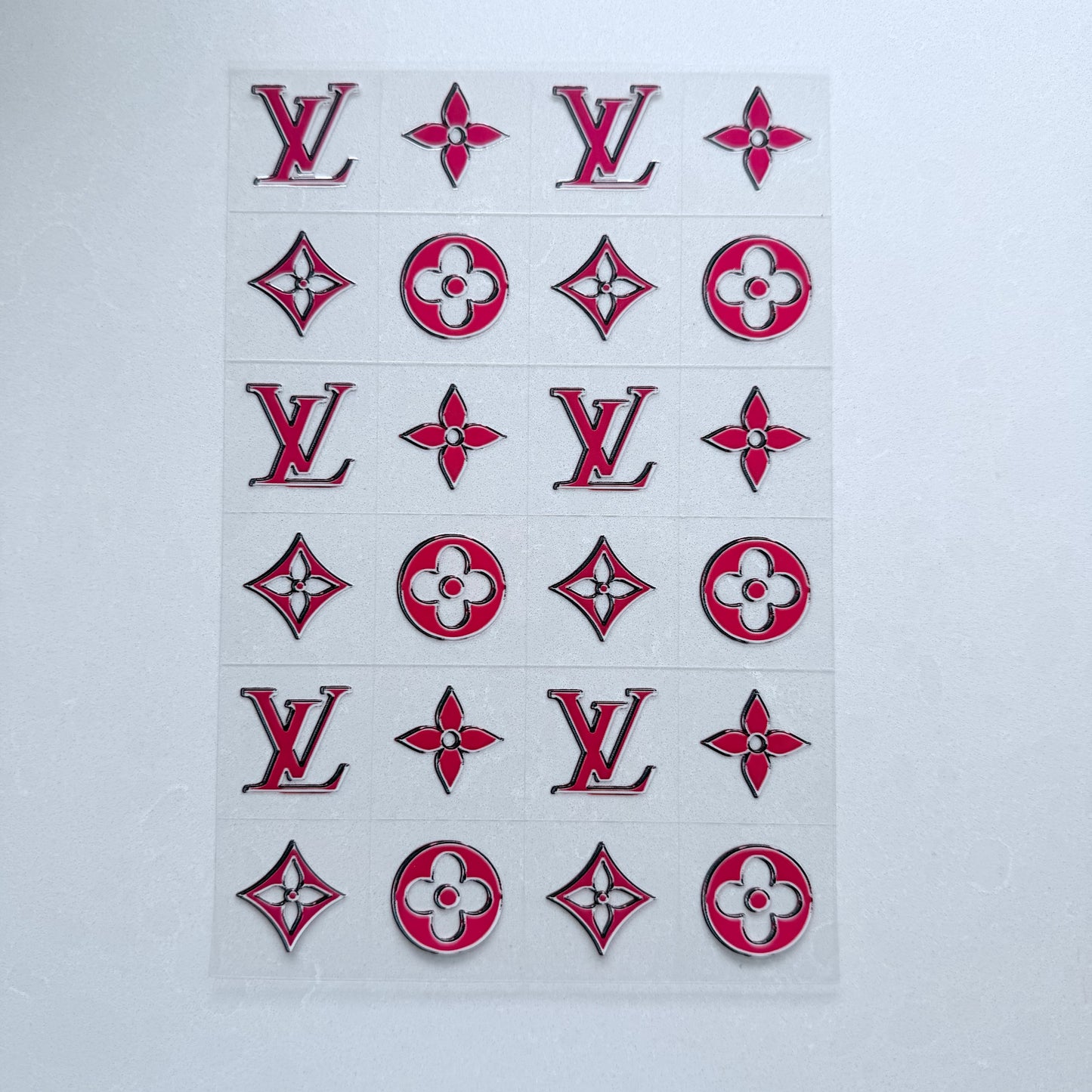 Premium A5 Kiss Cut UVDTF Wraps | A5 Transfer Sheet | Ready to Apply | Designer 29