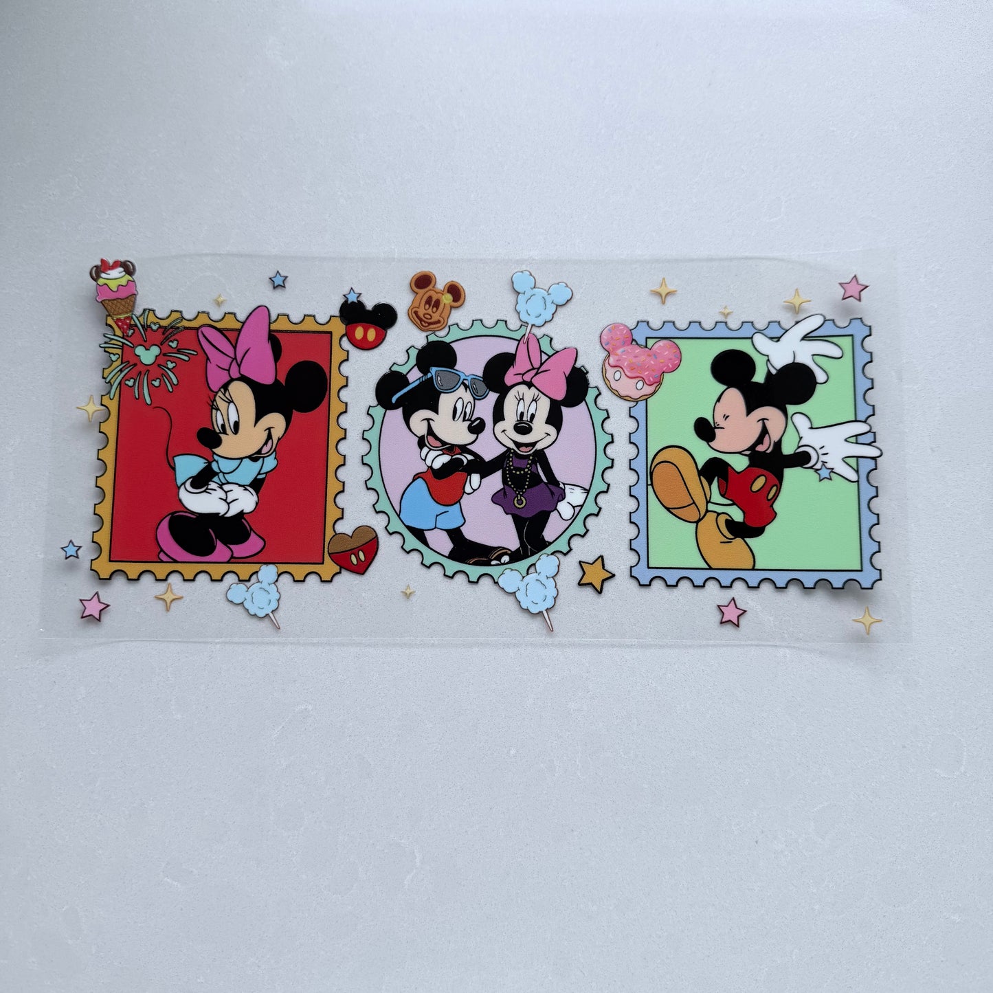Double Sided UVDTF Wrap | 16oz Tumbler Transfer | 24cm x 11cm | characters 15