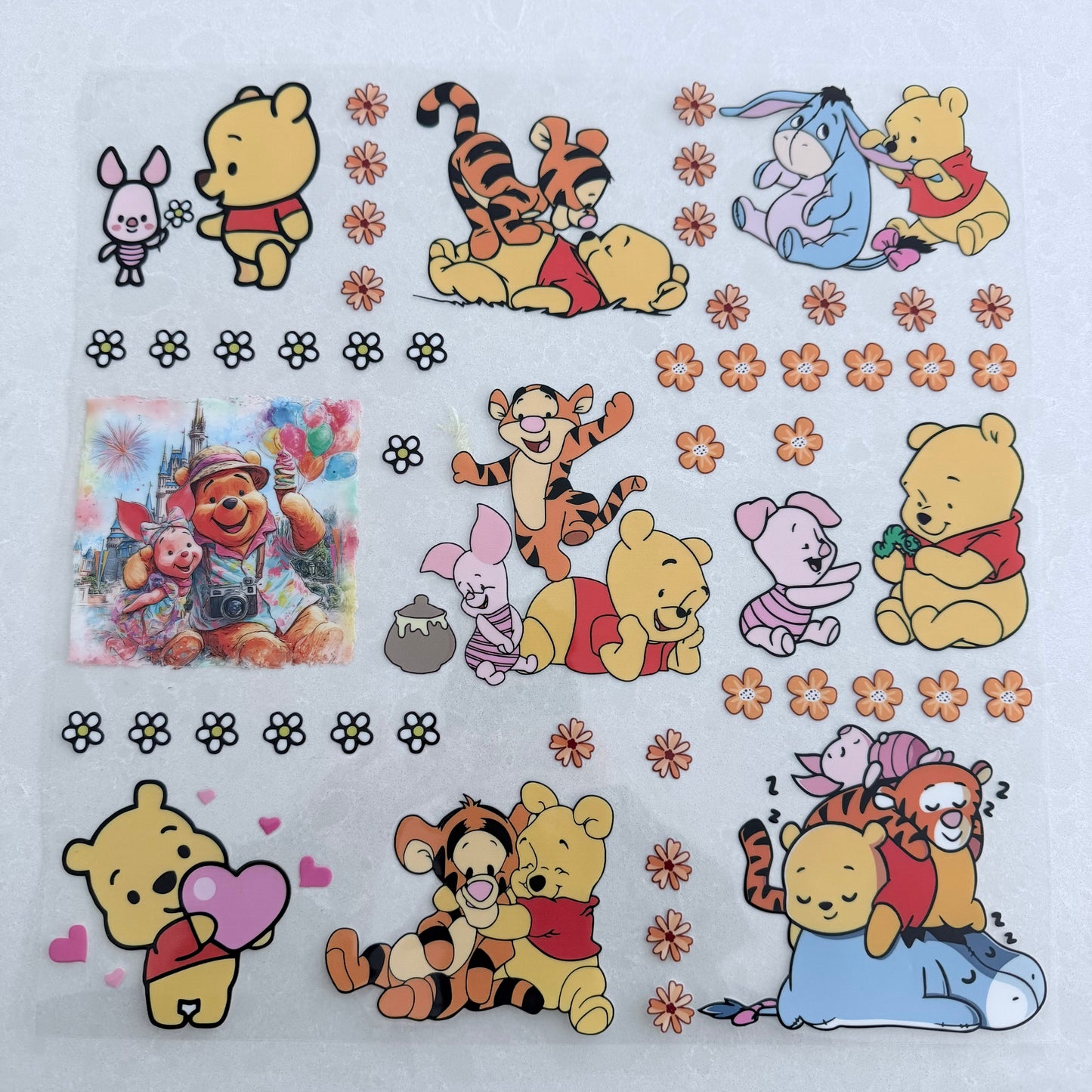 Premium 11-Inch Element UVDTF Sheet | Multi Element Transfer Pack | Ready to Apply | Design 1