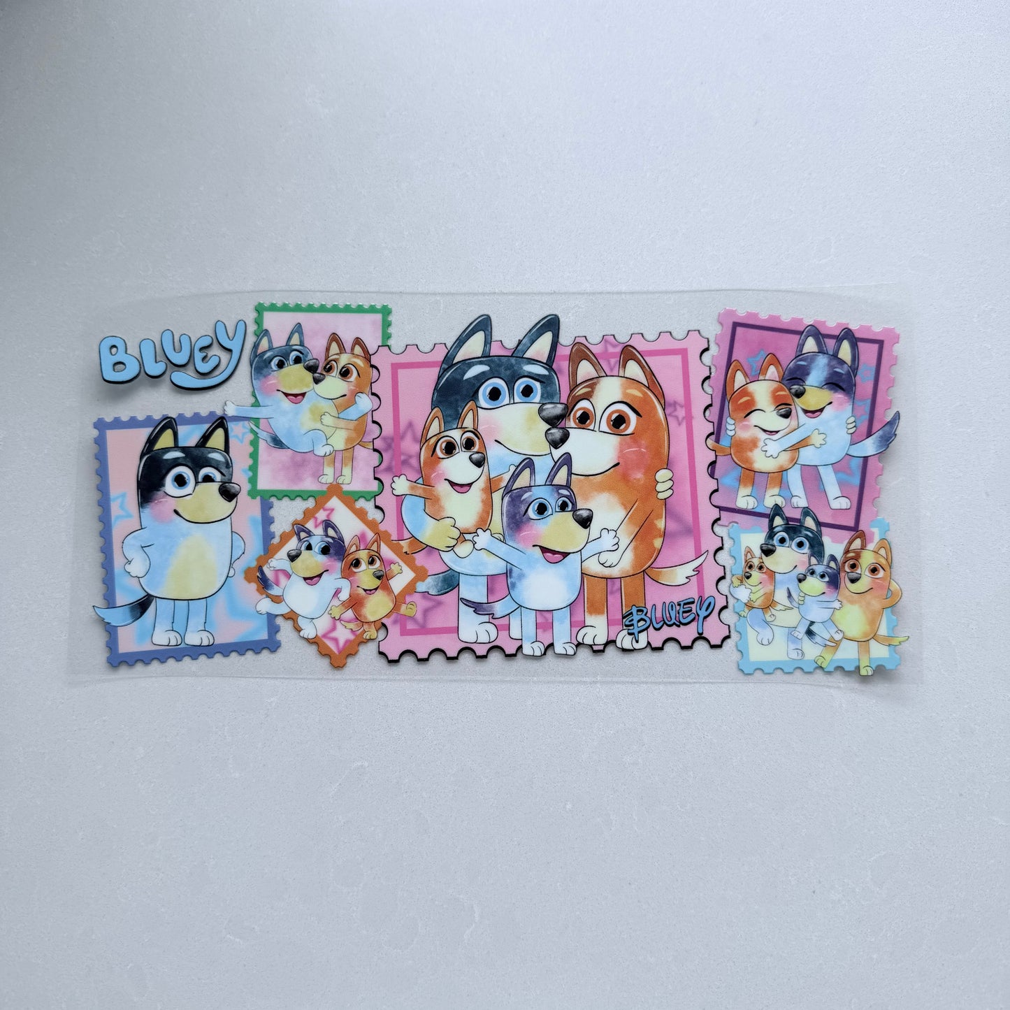 Double Sided UVDTF Wrap | 16oz Tumbler Transfer | 24cm x 11cm | characters 31