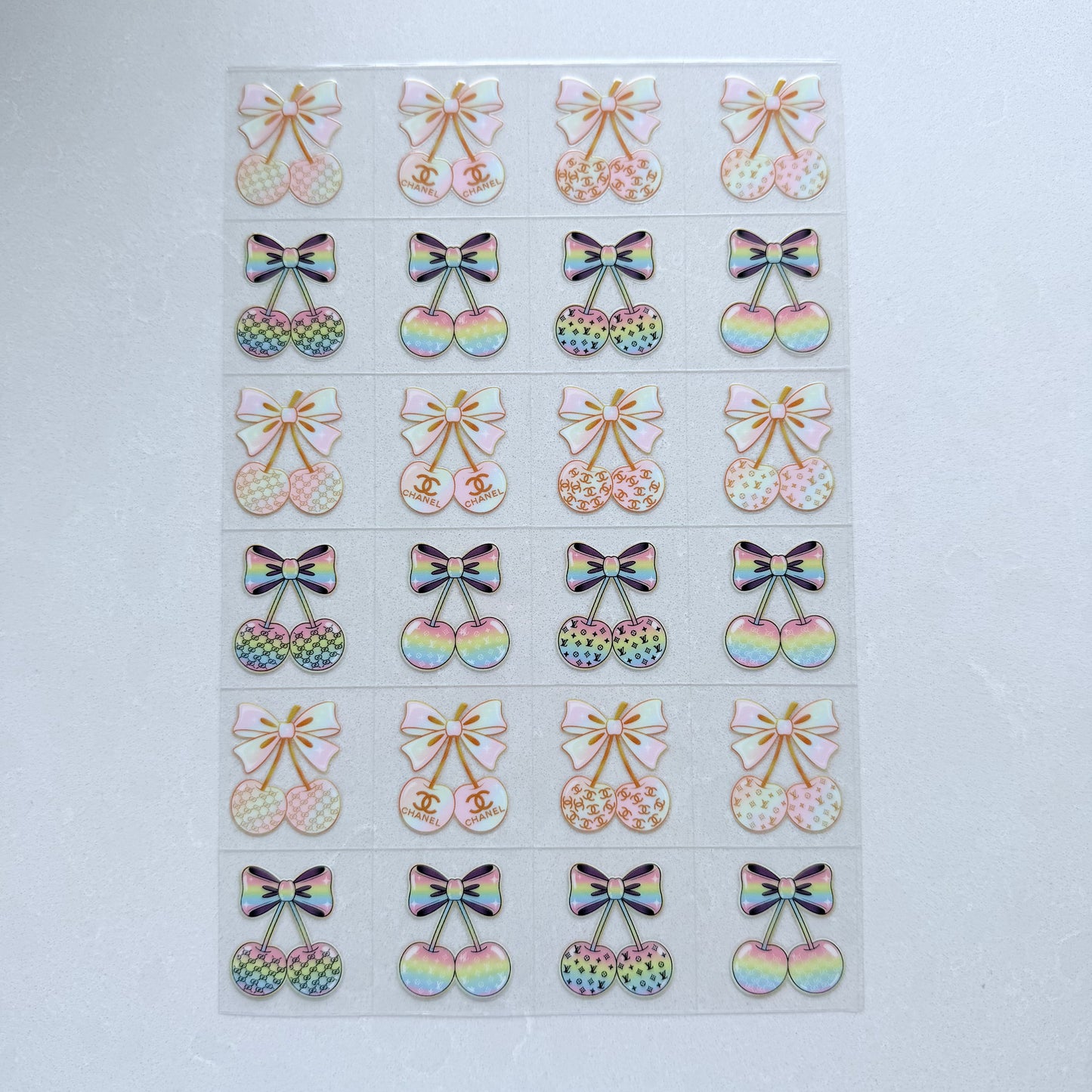 Premium A5 Kiss Cut UVDTF Wraps | A5 Transfer Sheet | Ready to Apply | Designer 19
