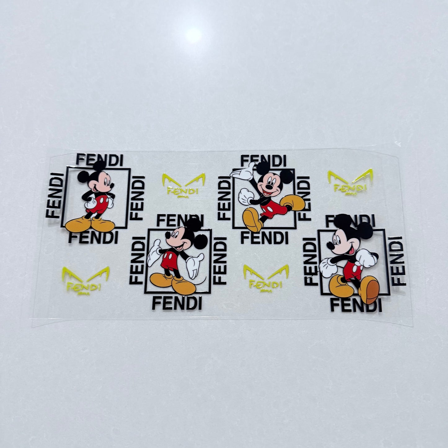 Double Sided UVDTF Wrap | 16oz Tumbler Transfer | 24cm x 11cm | Designer 3