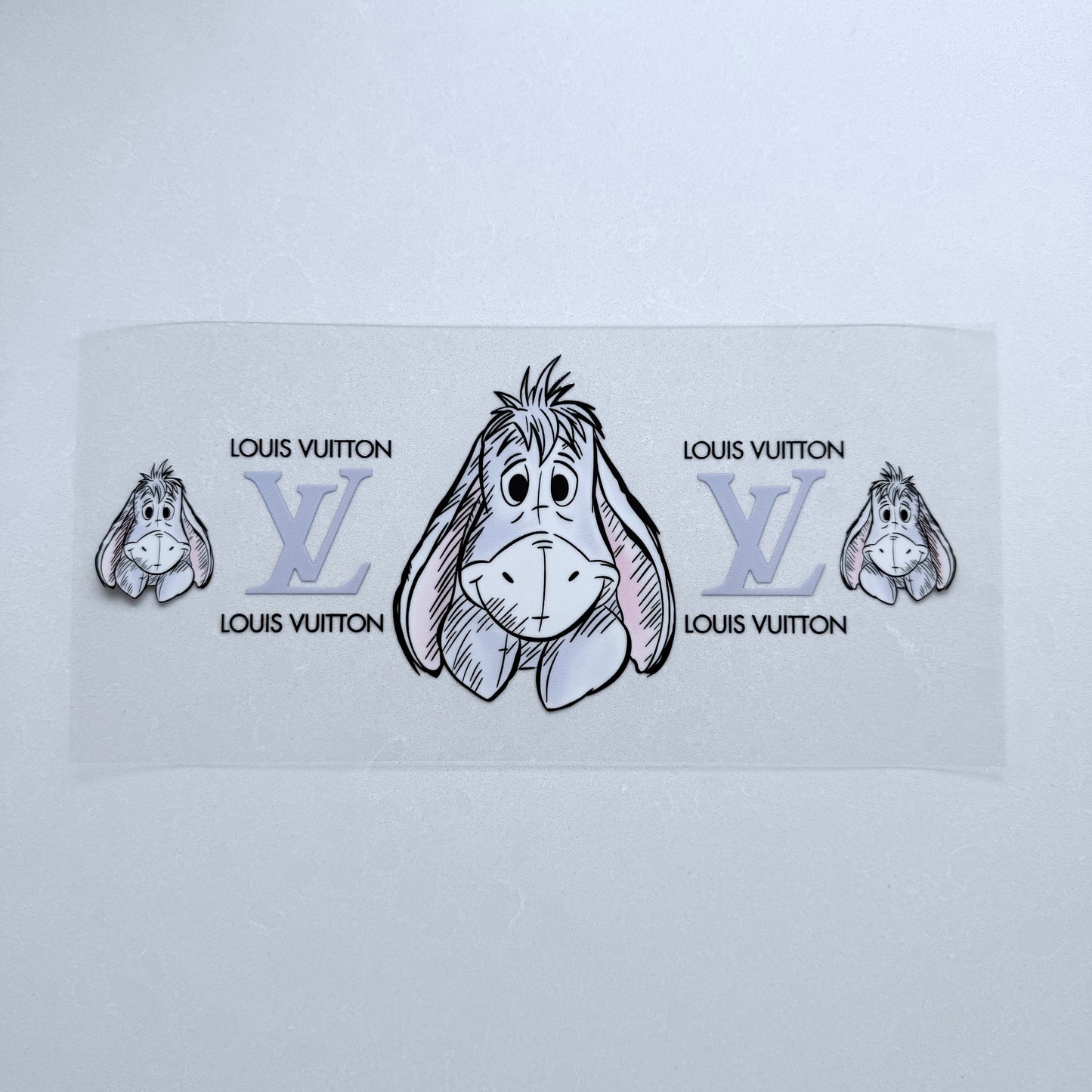 Double Sided UVDTF Wrap | 16oz Tumbler Transfer | 24cm x 11cm | Honey Bear & Friends | 68