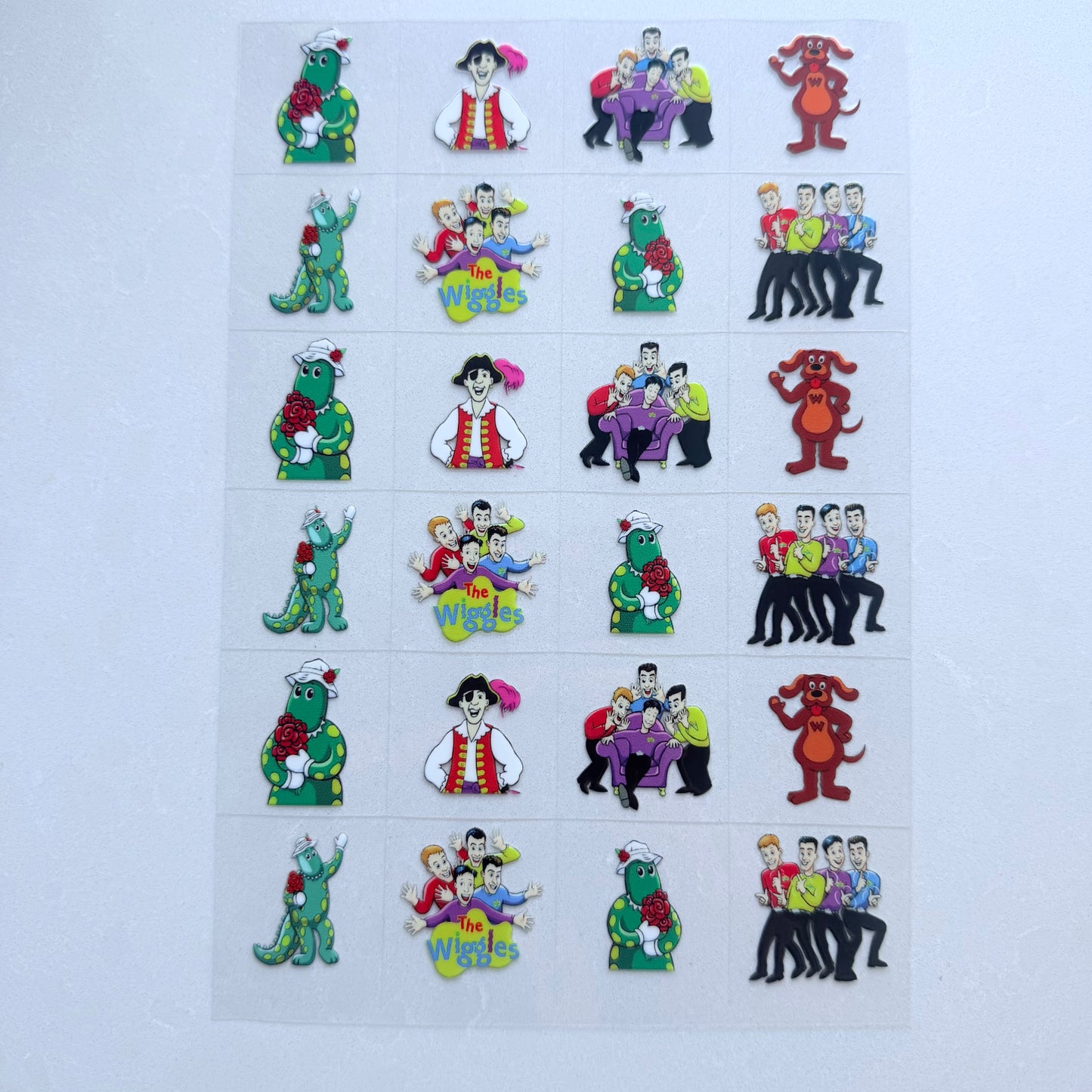 Premium A5 Kiss Cut UVDTF Wraps | A5 Transfer Sheet | Ready to Apply | Character 2