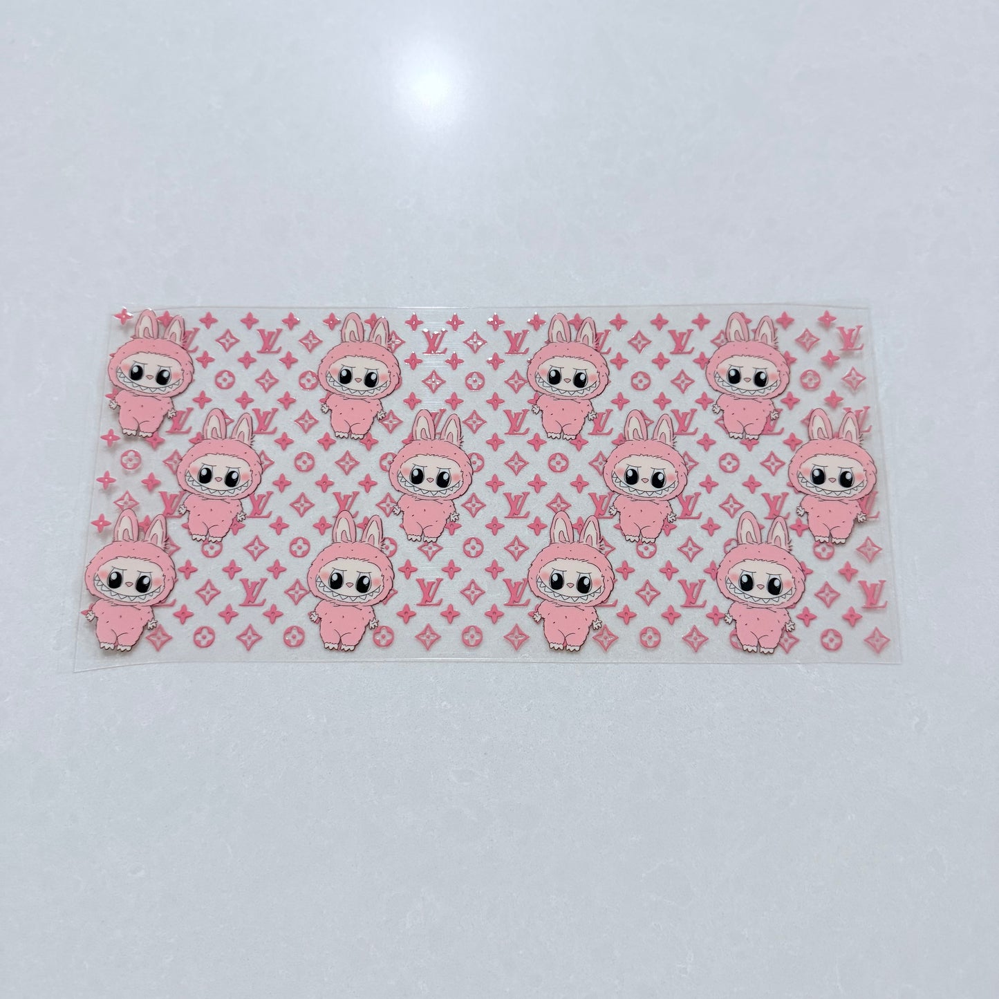 Double Sided UVDTF Wrap | 16oz Tumbler Transfer | 24cm x 11cm | Designer 18