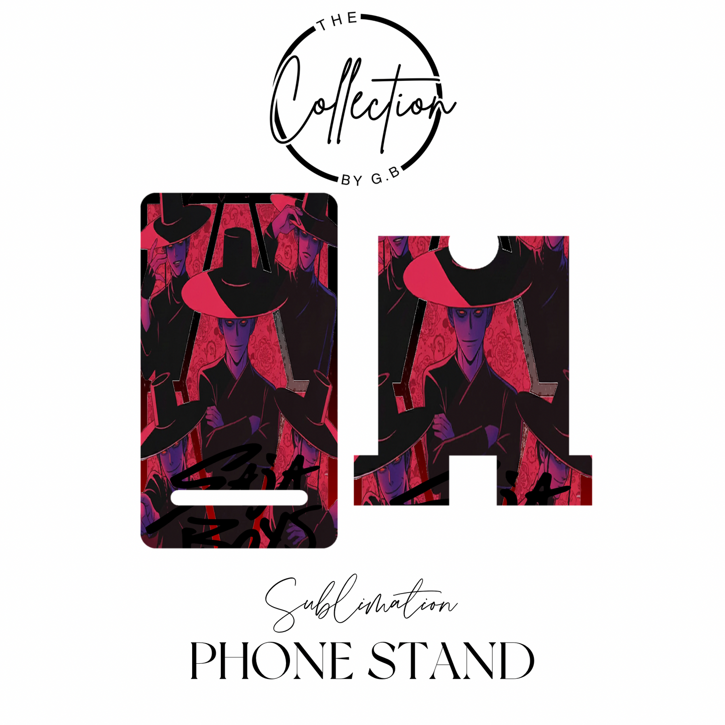 MDF Phone Stands | Sublimation Printed | Ready to Use | Design 60