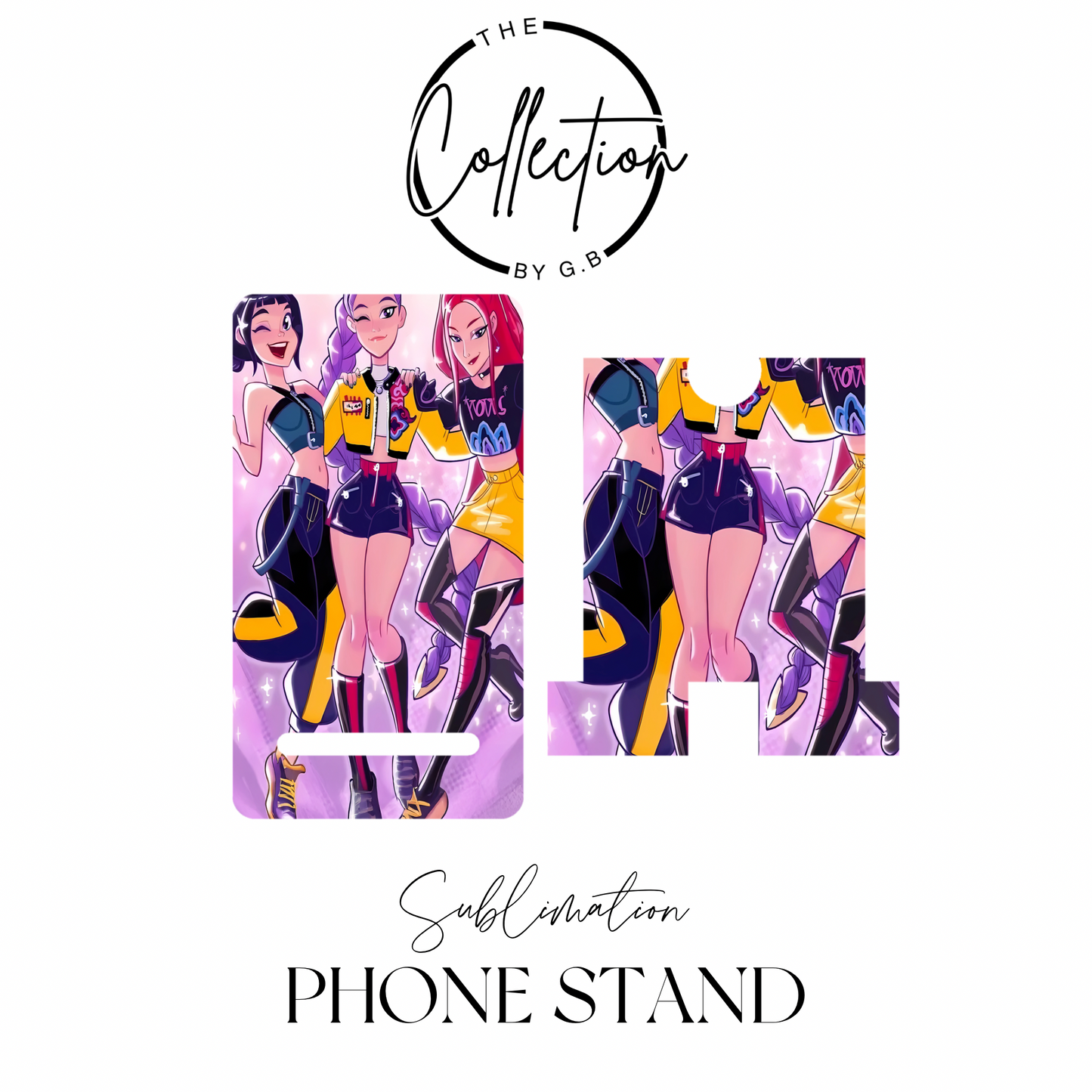 MDF Phone Stands | Sublimation Printed | Ready to Use | Design 44