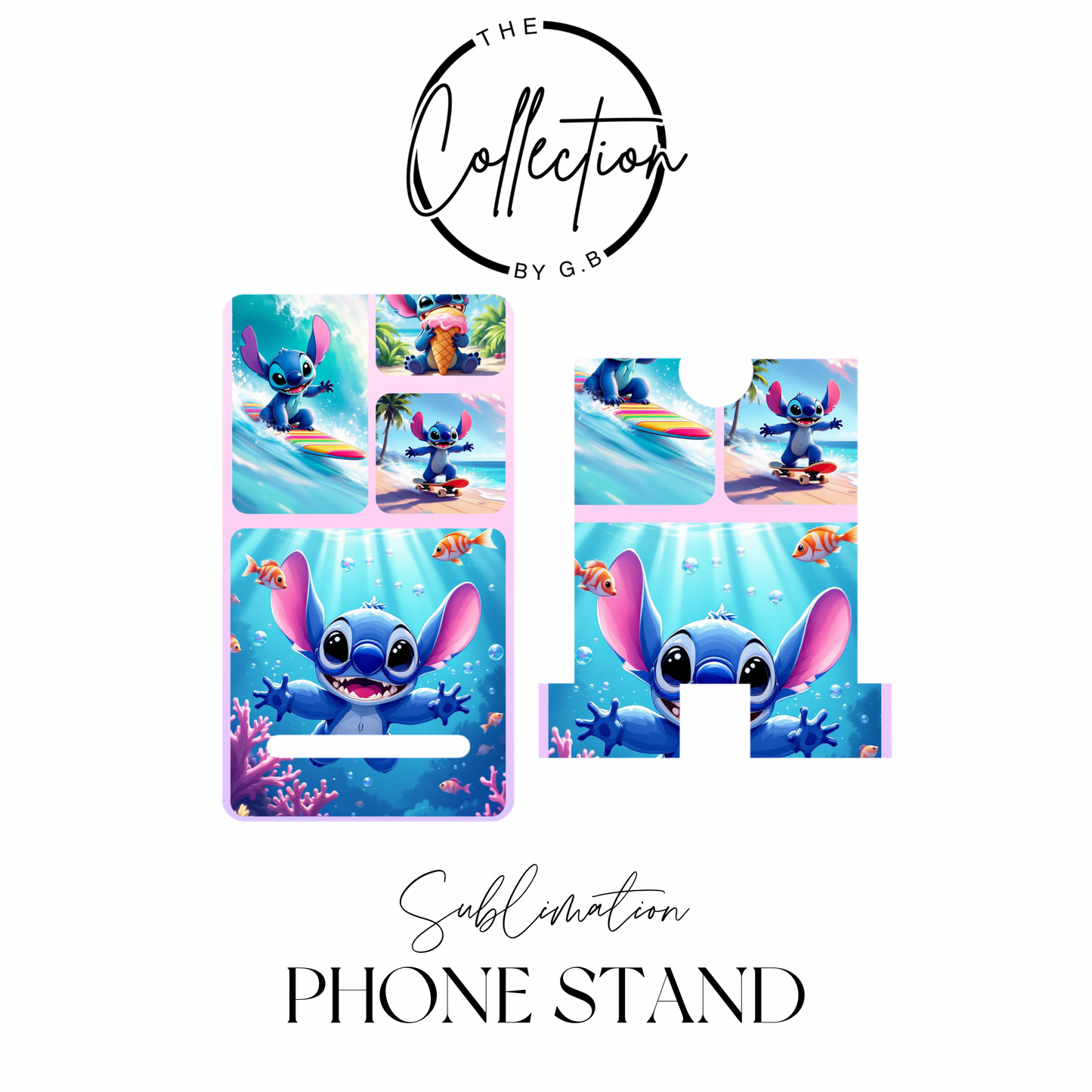 MDF Phone Stands | Sublimation Printed | Ready to Use | Design 35