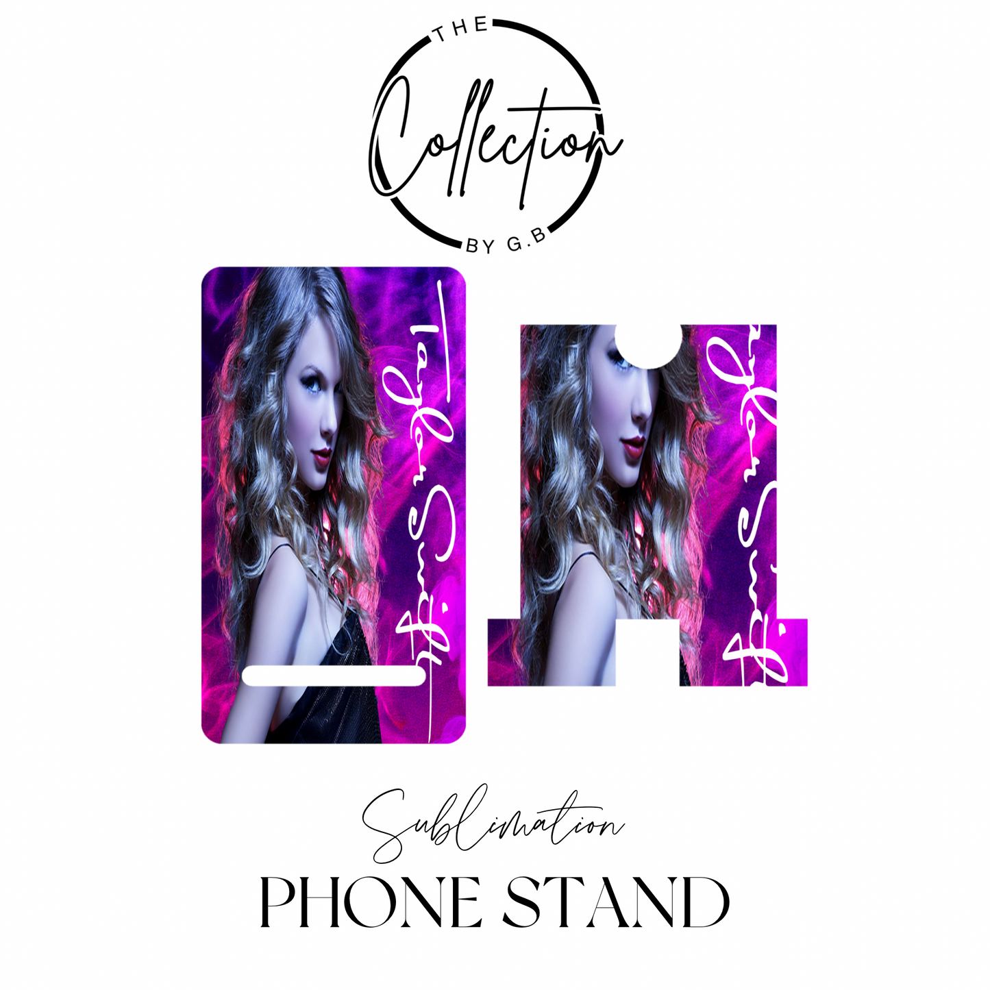 MDF Phone Stands | Sublimation Printed | Ready to Use | Design 25