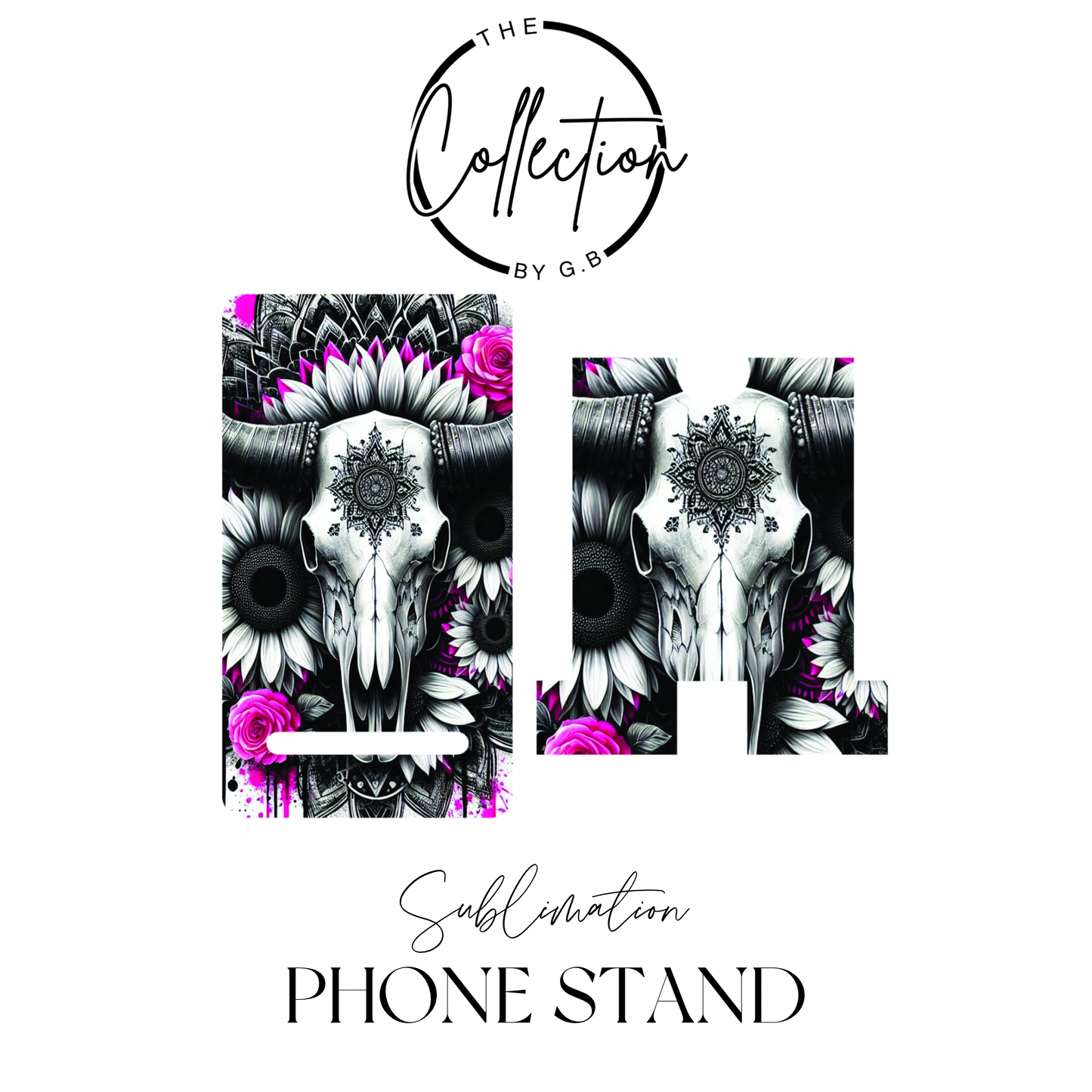 MDF Phone Stands | Sublimation Printed | Ready to Use | Design 21