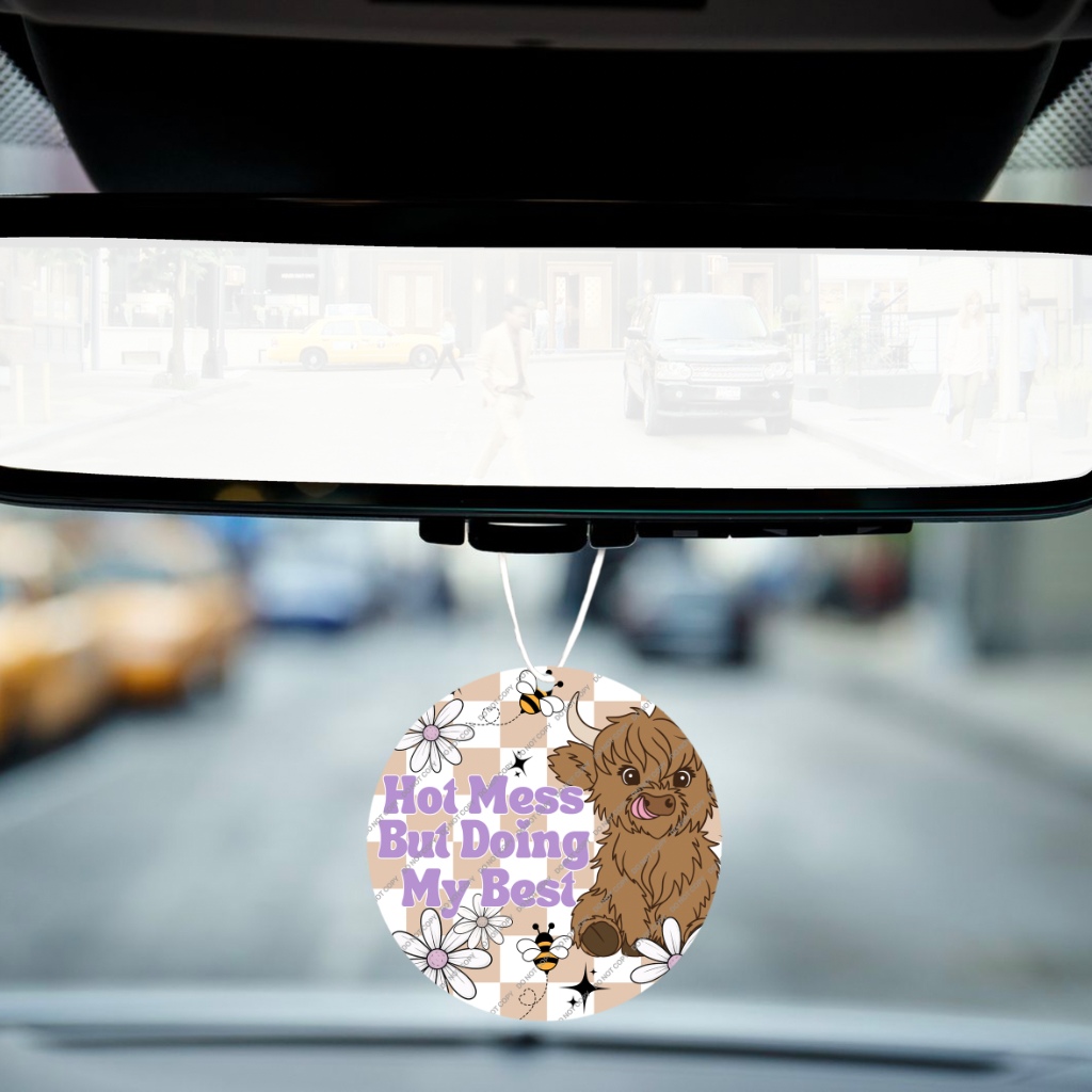 Handmade Car Freshie | Long Lasting Fragrance | Stylish Car Air Freshener | Design 45
