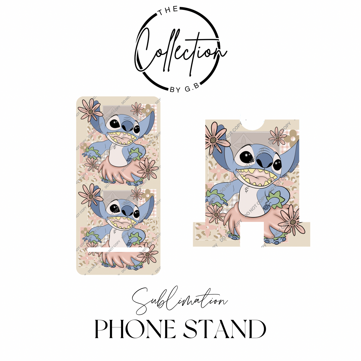 MDF Phone Stands | Sublimation Printed | Ready to Use | Design 90