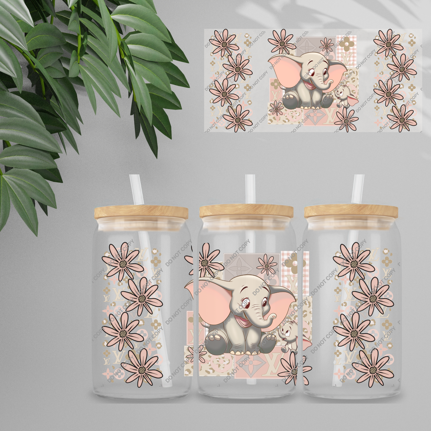 Double Sided UVDTF Wrap | 16oz Tumbler Transfer | 24cm x 11cm | characters 99