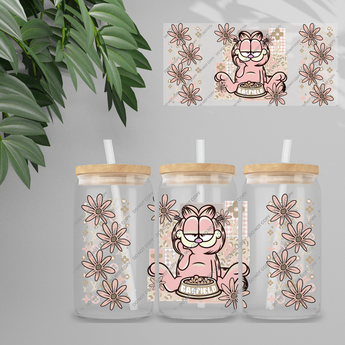 Double Sided UVDTF Wrap | 16oz Tumbler Transfer | 24cm x 11cm | characters 97