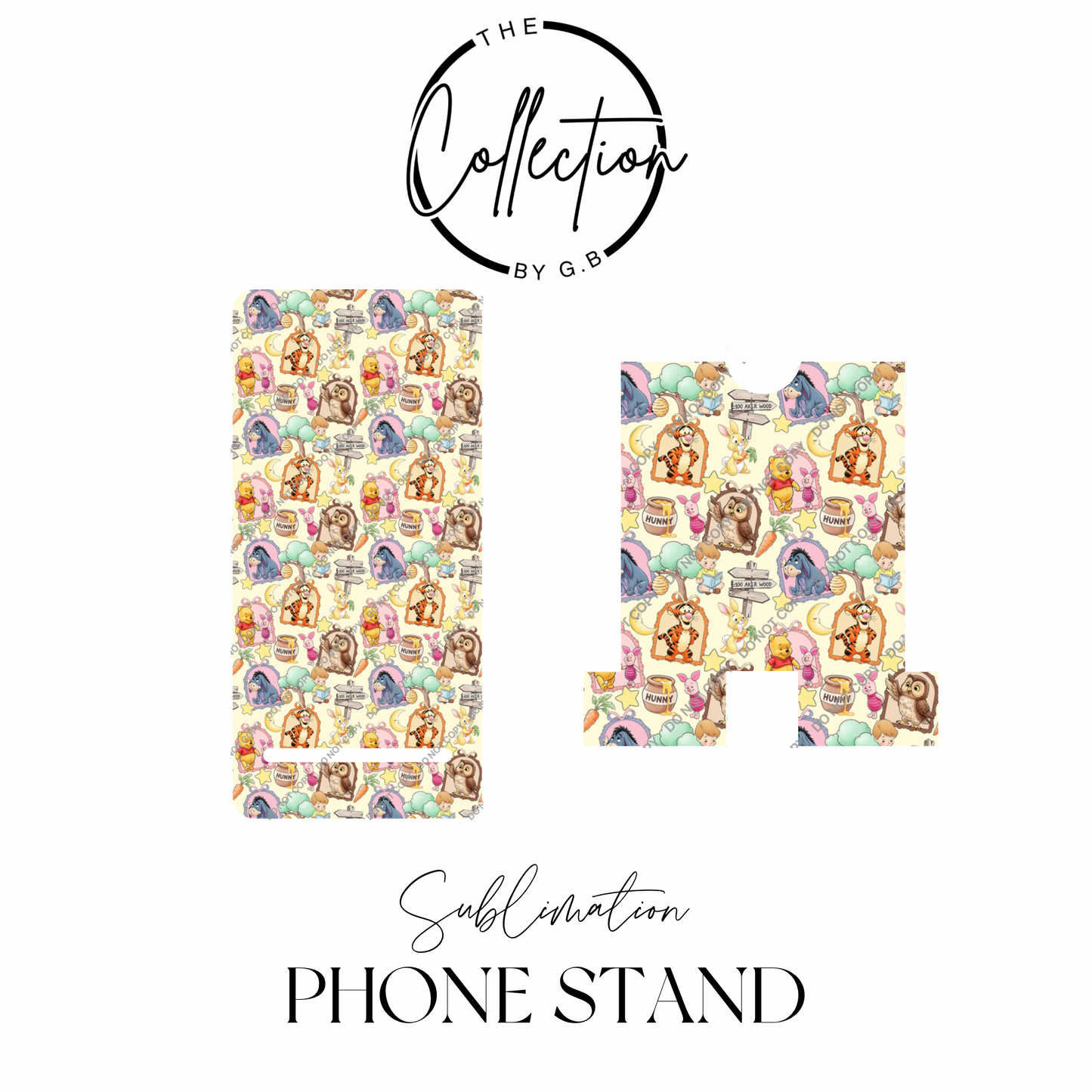 MDF Phone Stands | Sublimation Printed | Ready to Use | Design 100