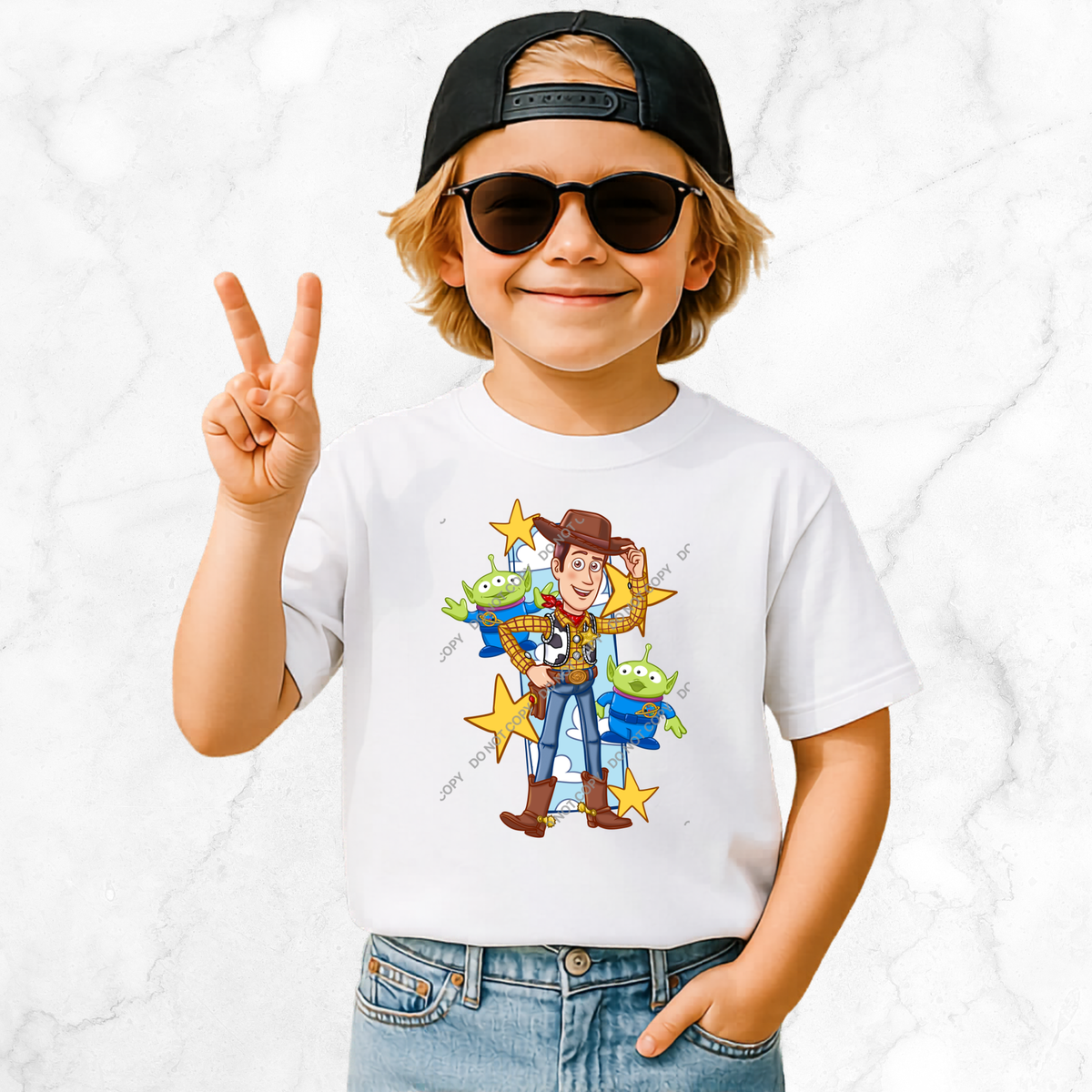 Kids DTF Heat Transfer Set | 20cm Transfer & 10cm Transfer | Design 58