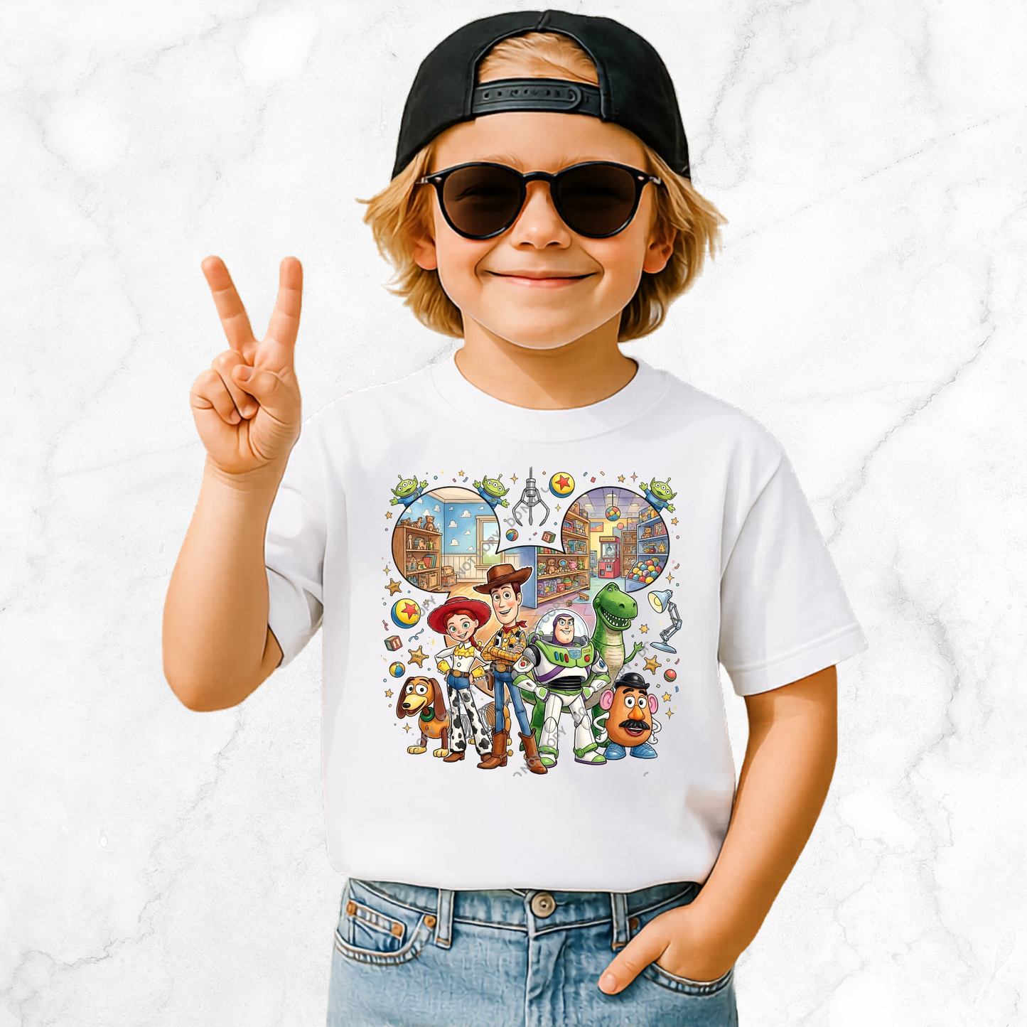 Kids DTF Heat Transfer Set | 20cm Transfer & 10cm Transfer | Design 90