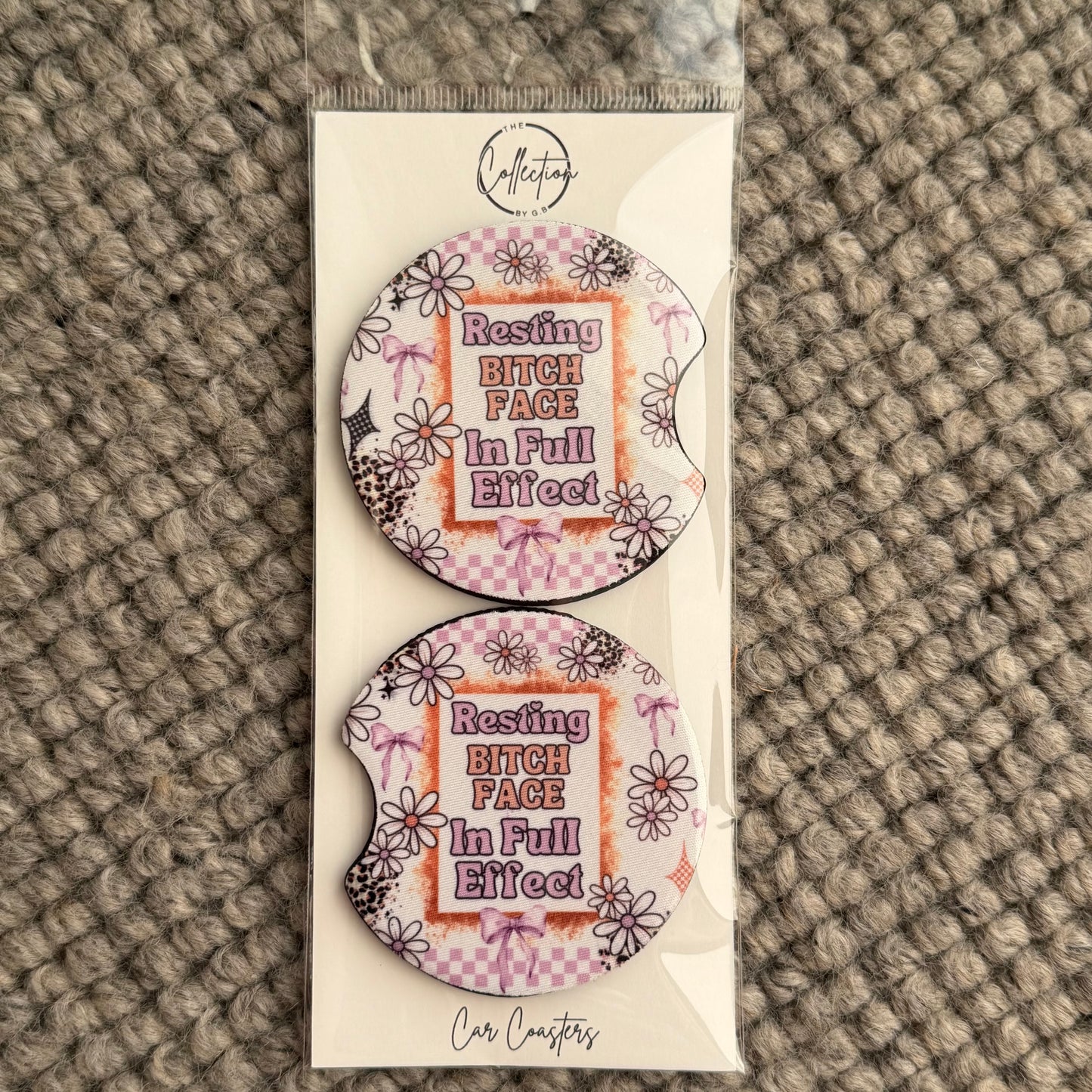 Car Coaster Set (resting b face)