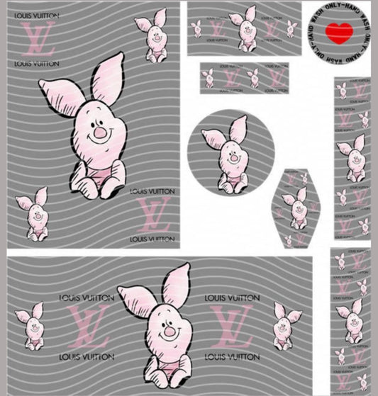 Premium 8-in-1 UVDTF Wraps | Multi Design Transfer Pack | Ready to Apply | Design 21