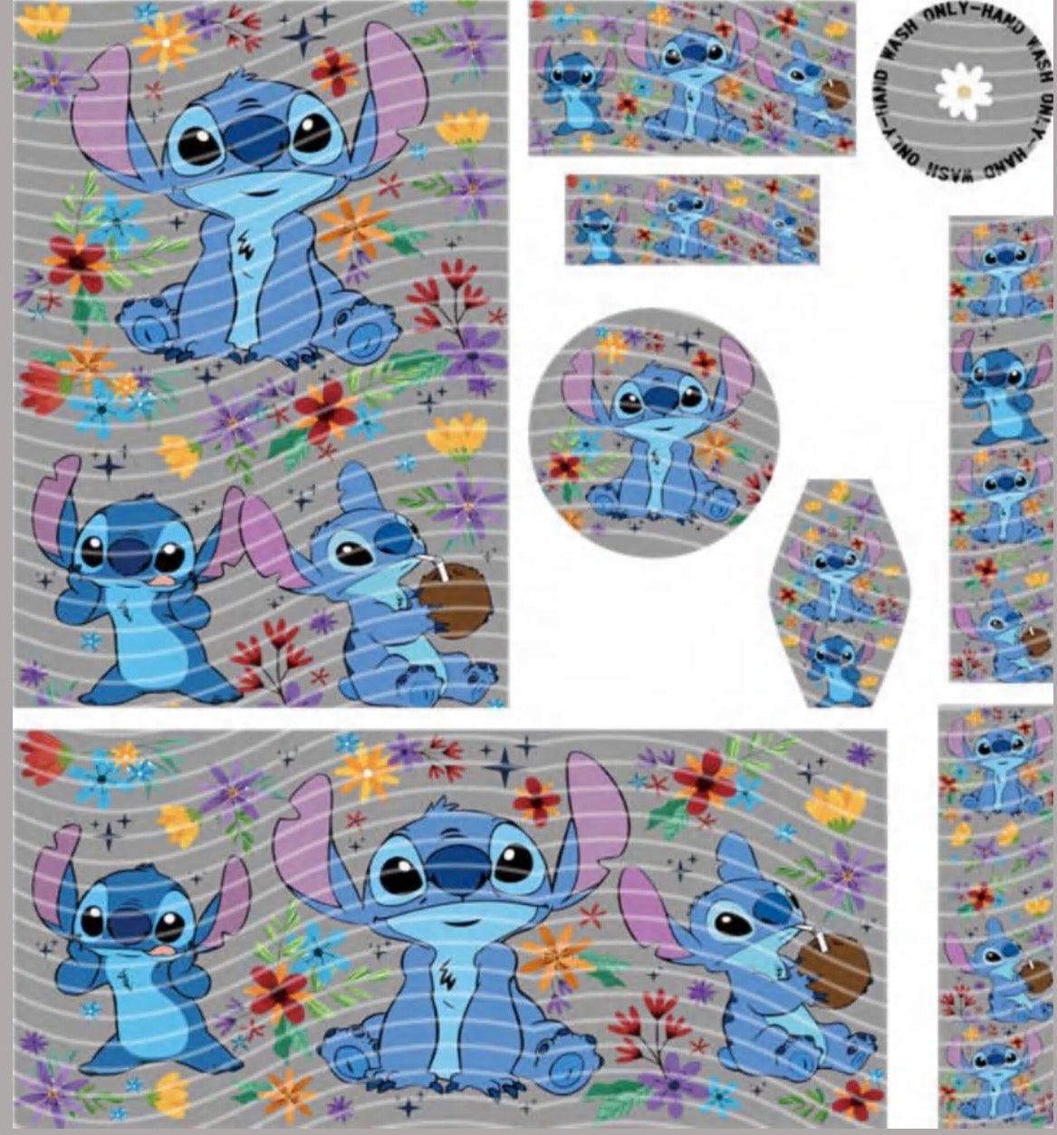 Premium 8-in-1 UVDTF Wraps | Multi Design Transfer Pack | Ready to Apply | Design 50