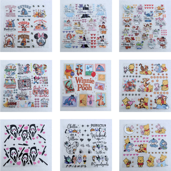 Premium 11-Inch Element UVDTF Sheet | Multi Element Transfer Pack | Ready to Apply