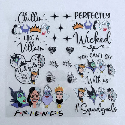 Premium 11-Inch Element UVDTF Sheet | Multi Element Transfer Pack | Ready to Apply