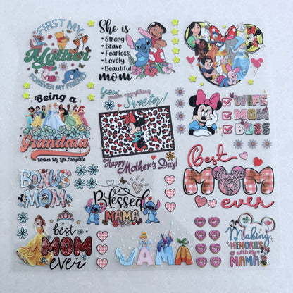 Premium 11-Inch Element UVDTF Sheet | Multi Element Transfer Pack | Ready to Apply