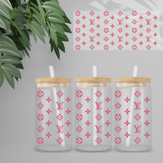Double Sided UVDTF Wrap | 16oz Tumbler Transfer | 24cm x 11cm | Designer | 10