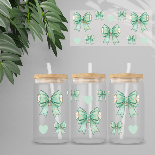 Double Sided UVDTF Wrap | 16oz Tumbler Transfer | 24cm x 11cm | Designer | 3