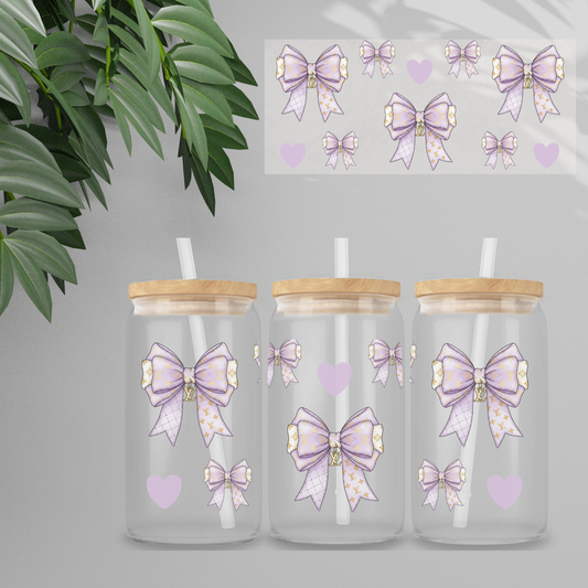 Double Sided UVDTF Wrap | 16oz Tumbler Transfer | 24cm x 11cm | Designer | 6