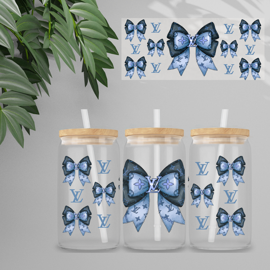 Double Sided UVDTF Wrap | 16oz Tumbler Transfer | 24cm x 11cm | Designer | 8