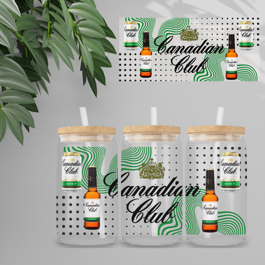 Double Sided UVDTF Wrap | 16oz Tumbler Transfer | 24cm x 11cm | Drinks | 16