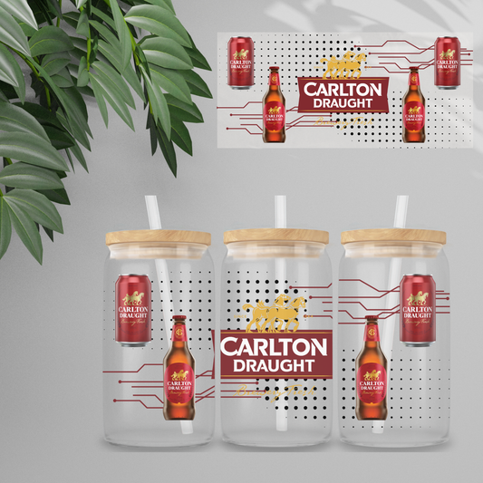 Double Sided UVDTF Wrap | 16oz Tumbler Transfer | 24cm x 11cm | Drinks | 18