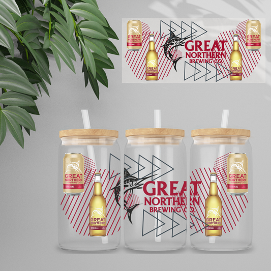 Double Sided UVDTF Wrap | 16oz Tumbler Transfer | 24cm x 11cm | Drinks | 19