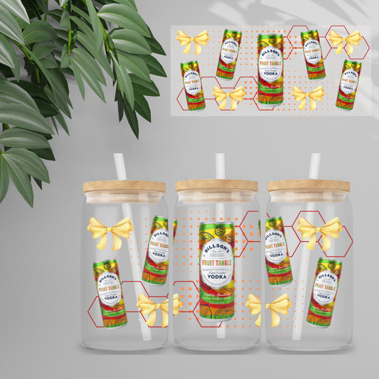 Double Sided UVDTF Wrap | 16oz Tumbler Transfer | 24cm x 11cm | Drinks | 20