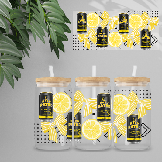 Double Sided UVDTF Wrap | 16oz Tumbler Transfer | 24cm x 11cm | Drinks | 21