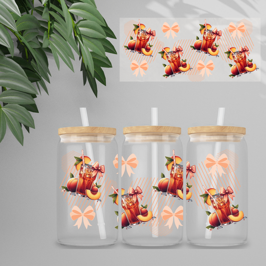 Double Sided UVDTF Wrap | 16oz Tumbler Transfer | 24cm x 11cm | Drinks | 24