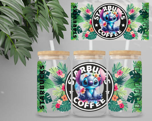 Double Sided UV DTF Wrap 16oz Tumbler Transfer (24cm x 11cm) Design 20