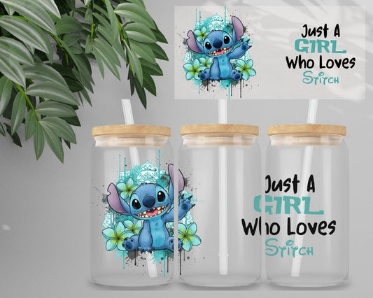 Double Sided UV DTF Wrap 16oz Tumbler Transfer (24cm x 11cm) Design 23