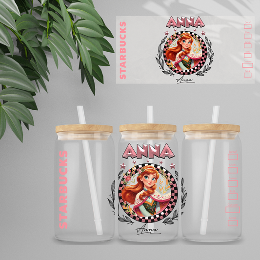 Double Sided UV DTF Wrap 16oz Tumbler Transfer (24cm x 11cm) Design 82